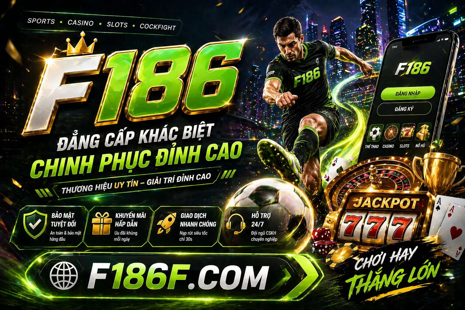 Banner khuyến mãi đá gà